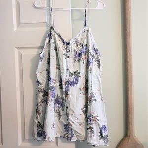 Torrid Denim Top Size 3 Floral